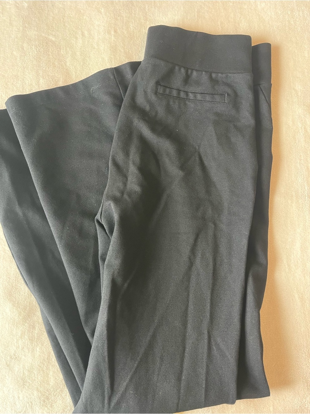 Tapata Classic Women's Black Stretch Ponte Pants Pull On Medium - Picture 4 of 4